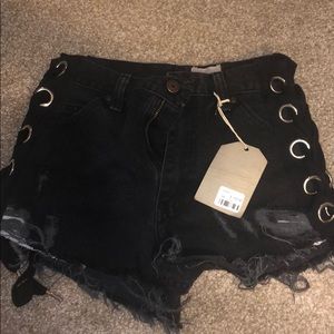 LF Furst of a Kind Vintage Denim Shorts NWT